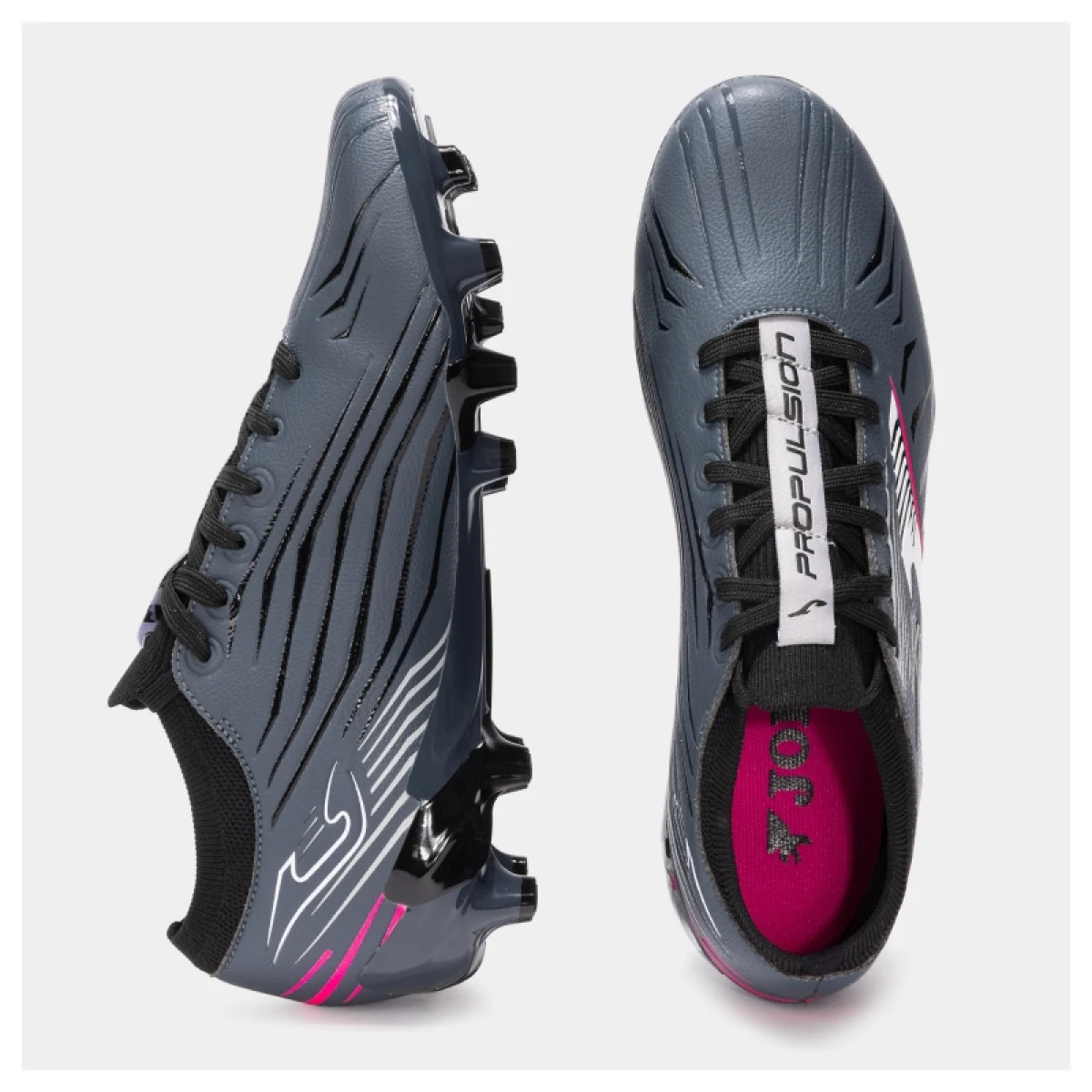 Pánske futbalové kopačky outdoorové JOMA Propulsion 2522 M FG gray · záber 4