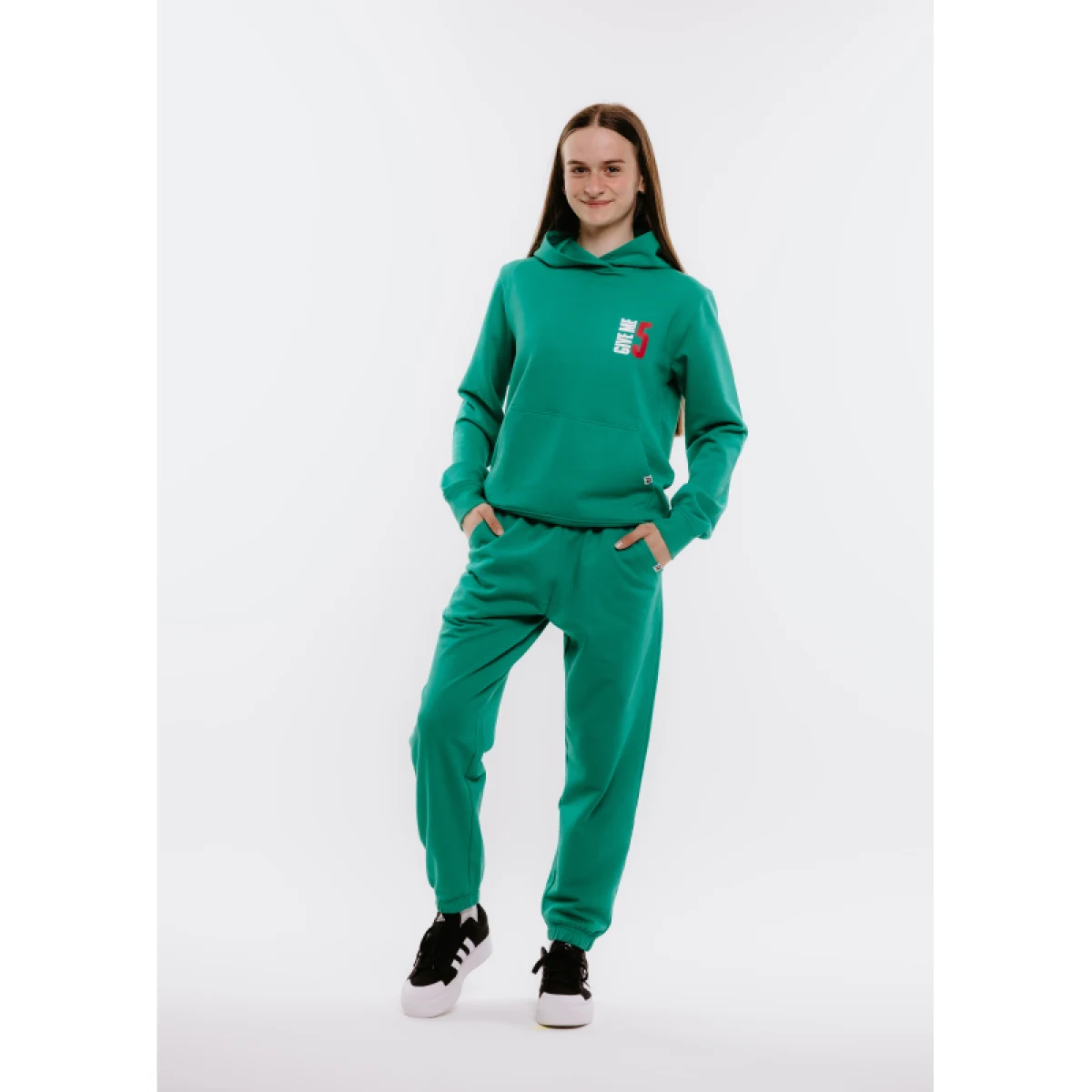 Dievčenské tepláky AUTHORITY TP-TEEN G green · záber 5