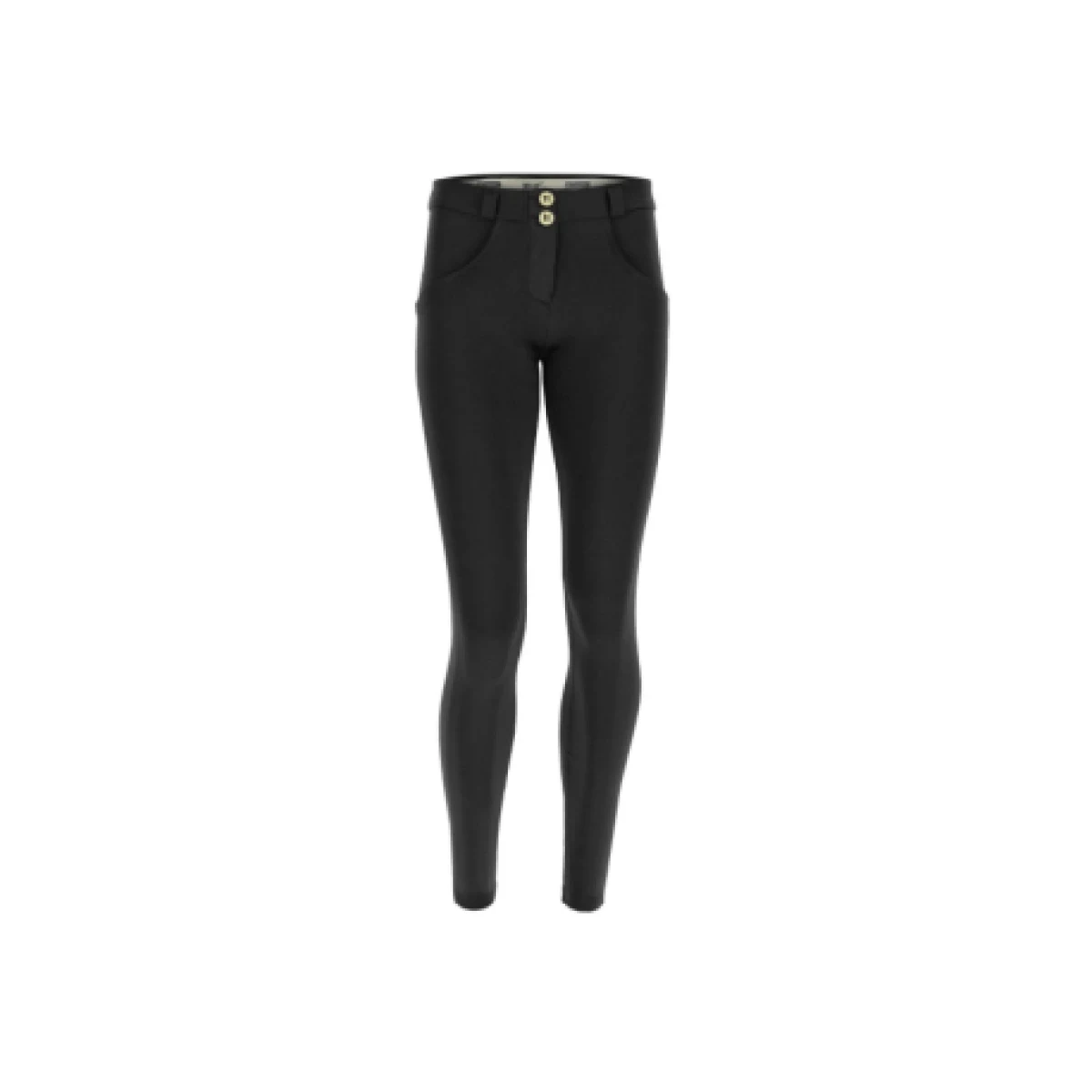 Dámske jeggings nohavice FREDDY WR.UP® skinny push up trousers in breathable fabric-Black · záber 1
