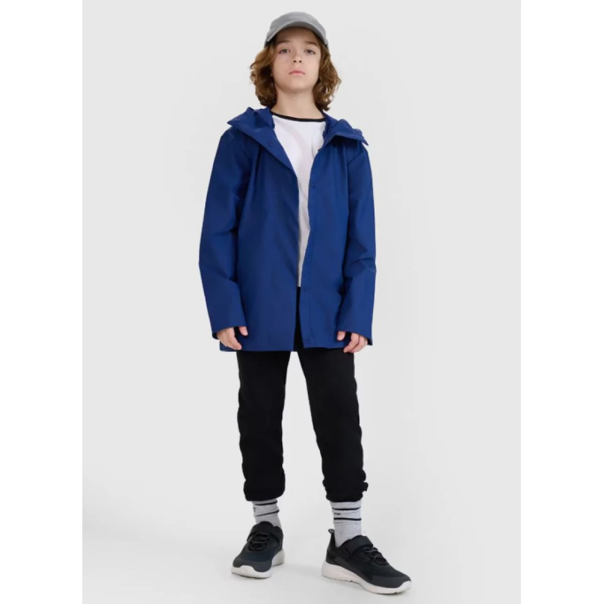 Chlapčenský pršiplášť 4F JUNIOR JACKET U213-31S-NAVY · záber 4