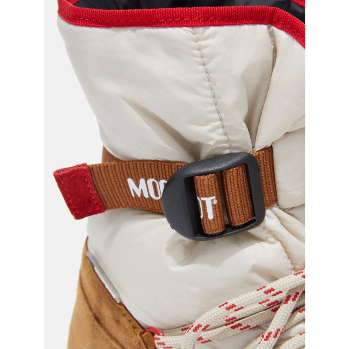 Dámske vysoké zimné topánky MOON BOOT LOOP SUEDE, 001 cognac sand red · záber 4