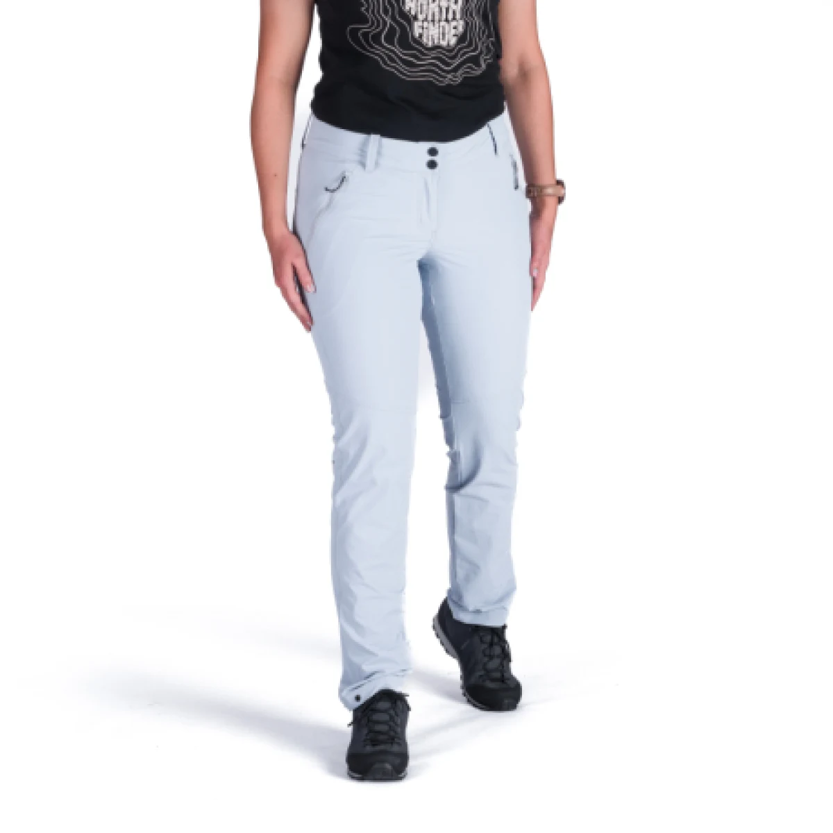 Dámske turistické nohavice NORTHFINDER TANA-396lightblue · záber 1