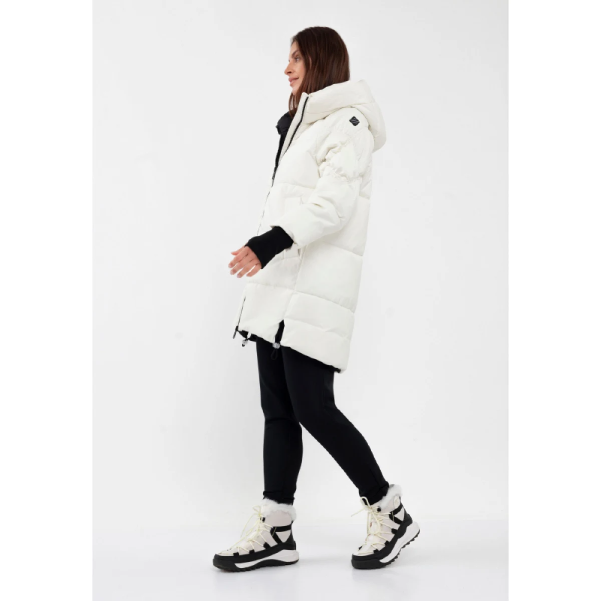Dámska bunda VOLCANO J-FROZEN-101-CREAM · záber 4