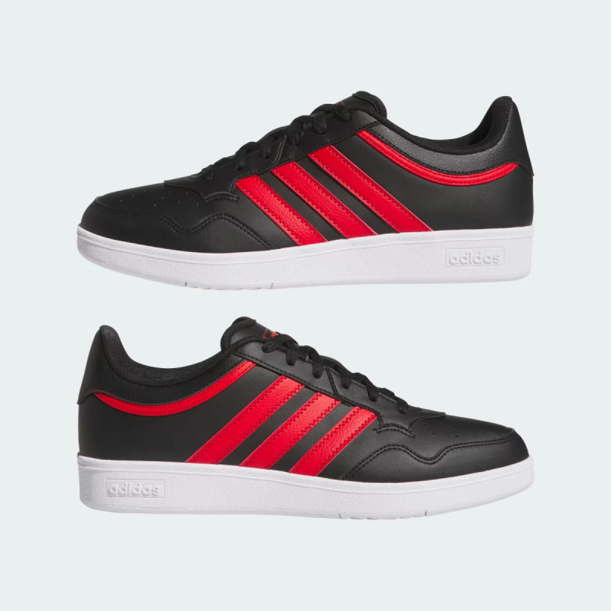 Pánska rekreačná obuv ADIDAS Hoops 4.0 M core black team power red cloud white · záber 5