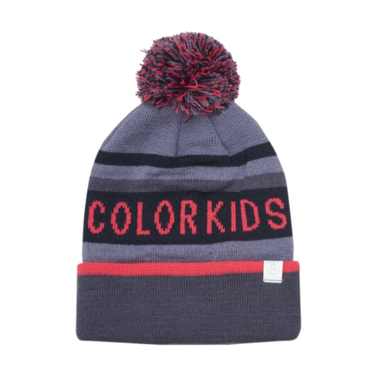 Detská zimná čiapka - Veľkosť: 6915 | Farba: Kids Hat - Logo Ck-6915-Graystone · záber 1