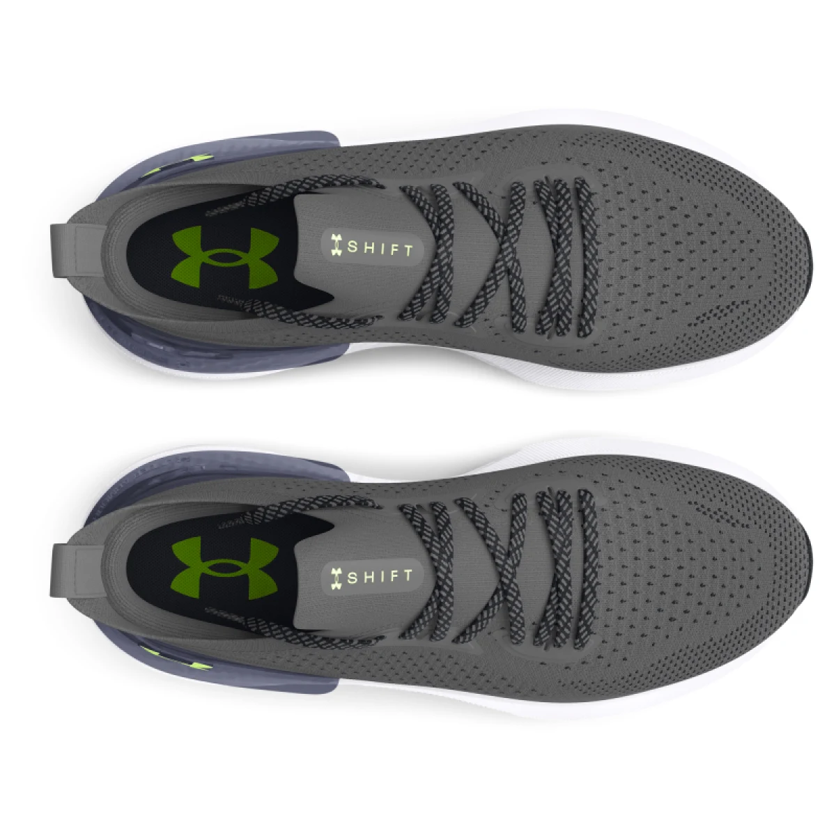 Pánska bežecká obuv UNDER ARMOUR UA Shift castlerock white morph green · záber 4