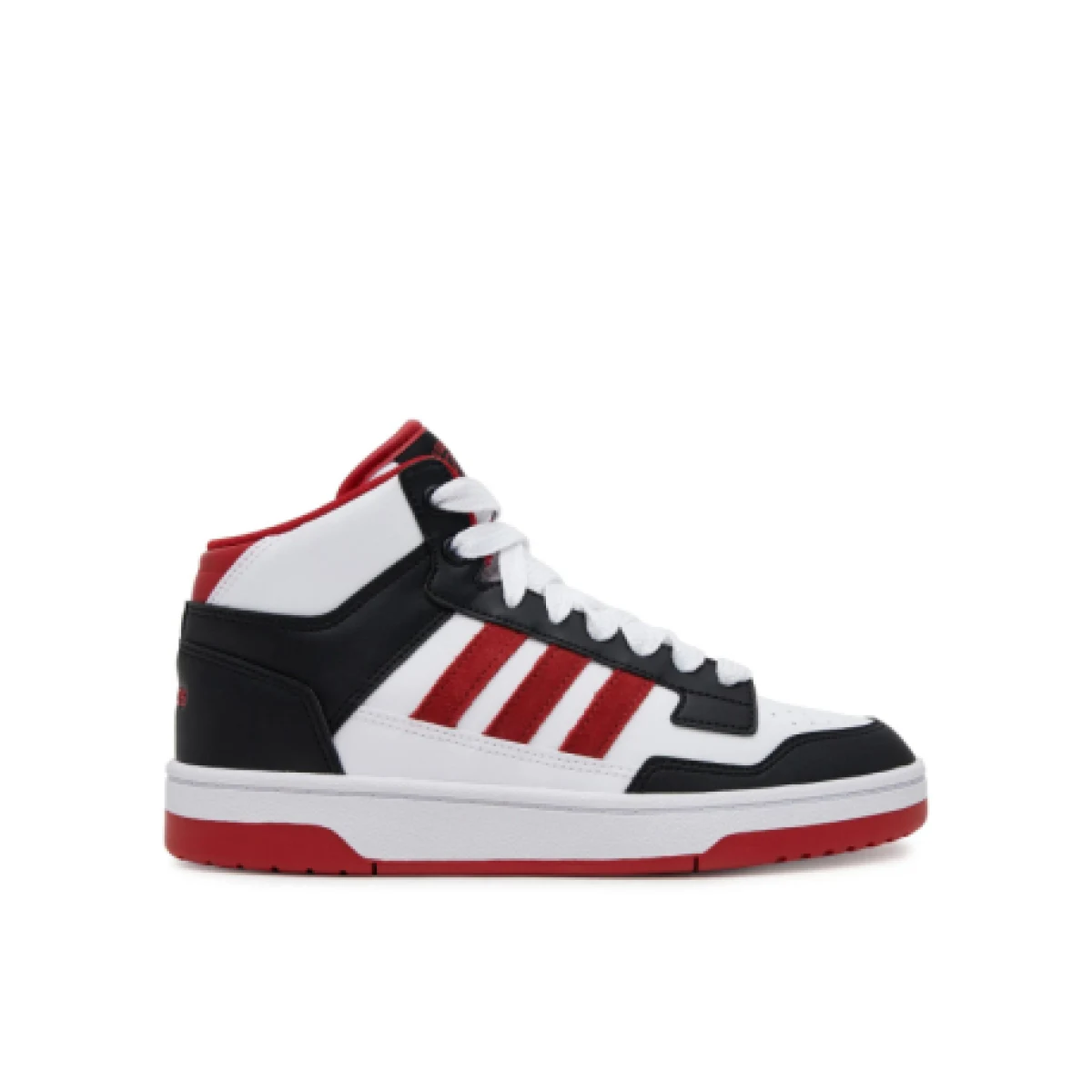 Chlapčenská vychádzková obuv ADIDAS Rapid Court Mid Jr core black red cloud white · záber 1