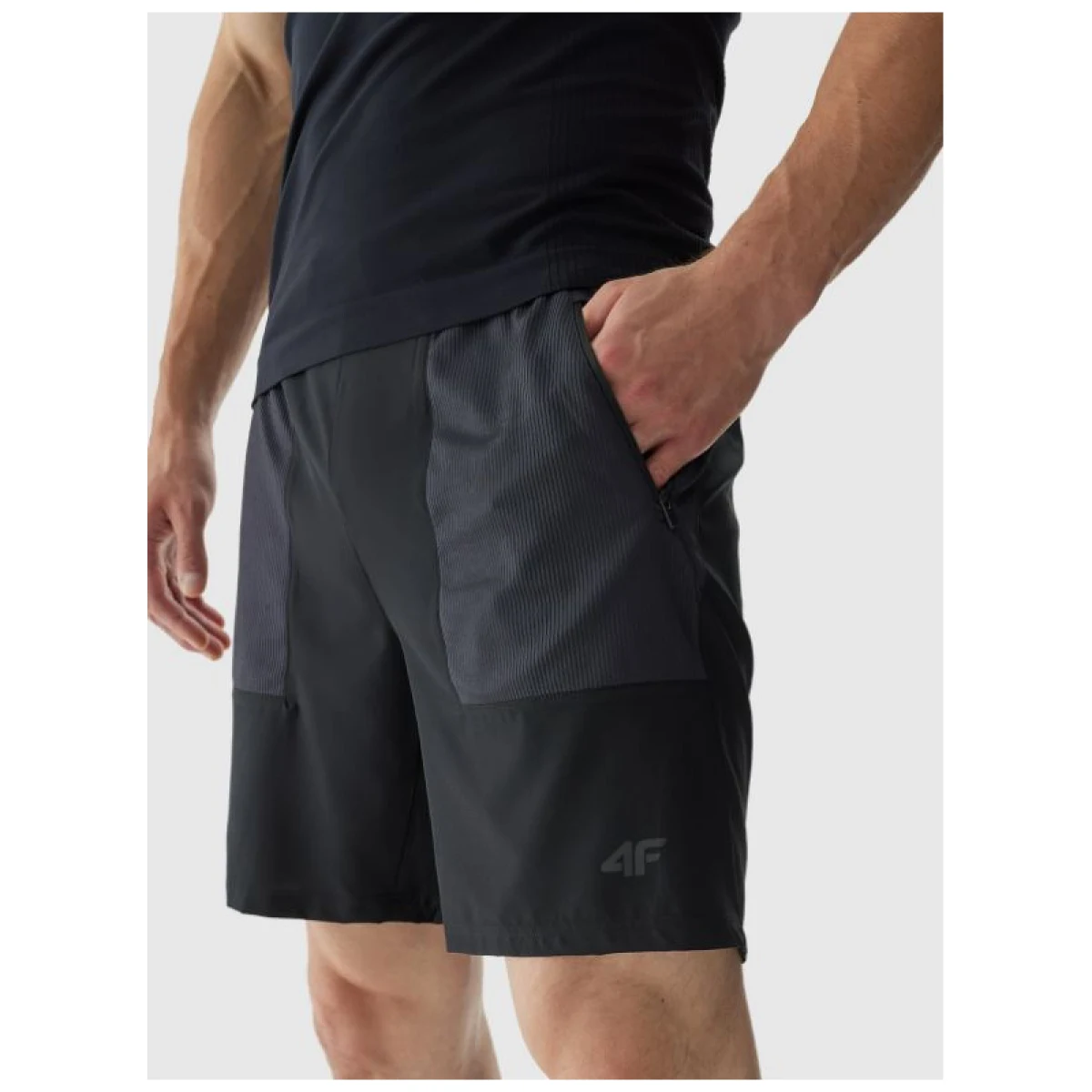 Pánske tréningové kraťasy 4F SHORTS FNK-WAW24TFSHM661-22S-ANTHRACITE · záber 2