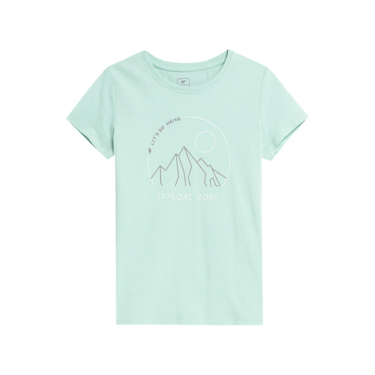 Dievčenské tričko s krátkym rukávom 4F JUNIOR TSHIRT F387-47S-MINT · záber 2