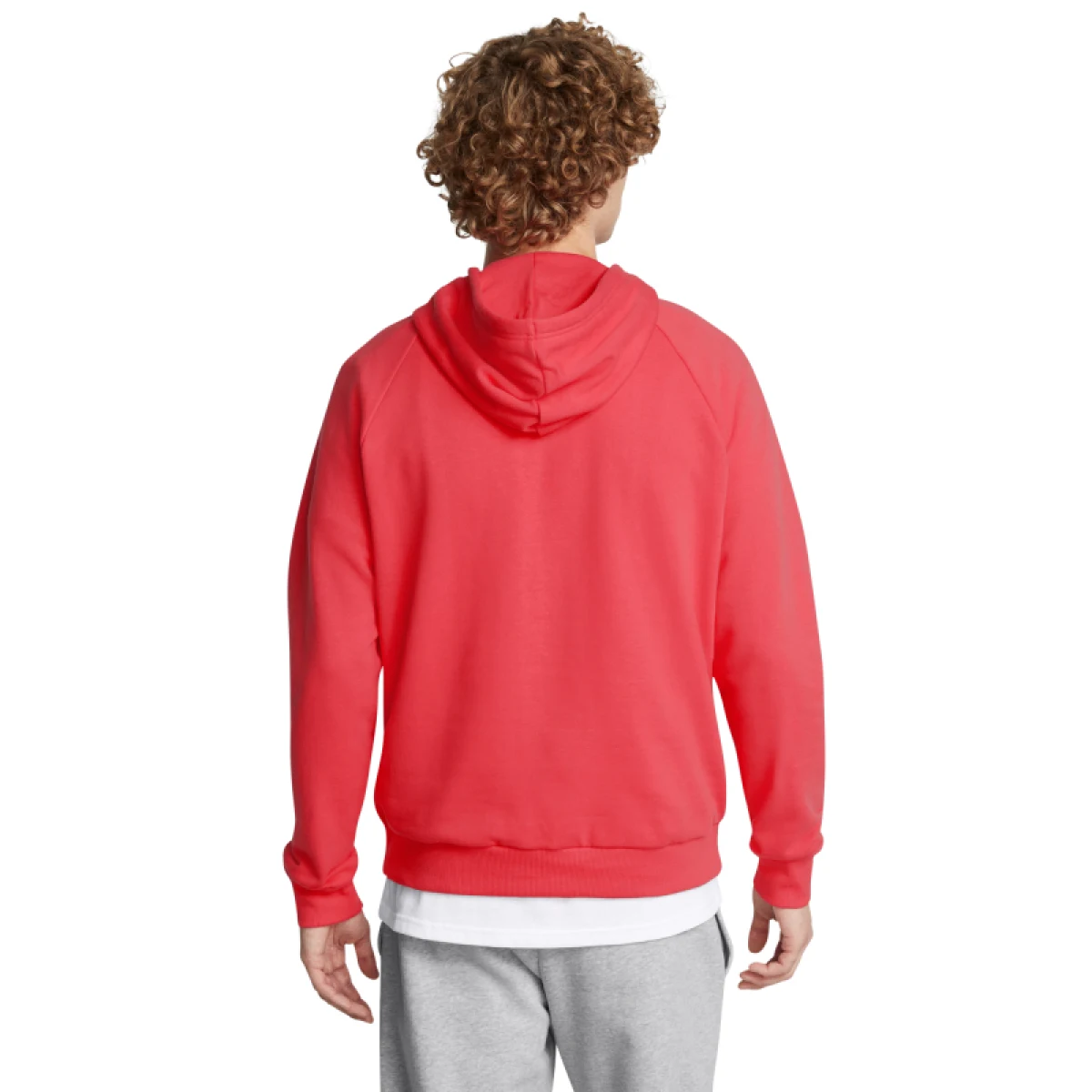 Pánska zateplená mikina s kapucňou UNDER ARMOUR UA Rival Fleece Logo HD-RED I · záber 2