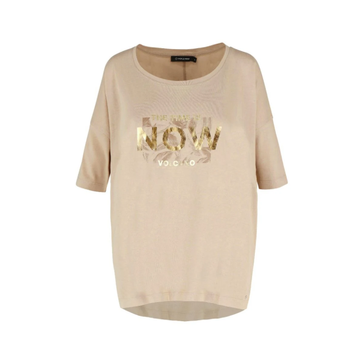 Dámske tričko s krátkym rukávom VOLCANO T-NOW-501-BEIGE · záber 4