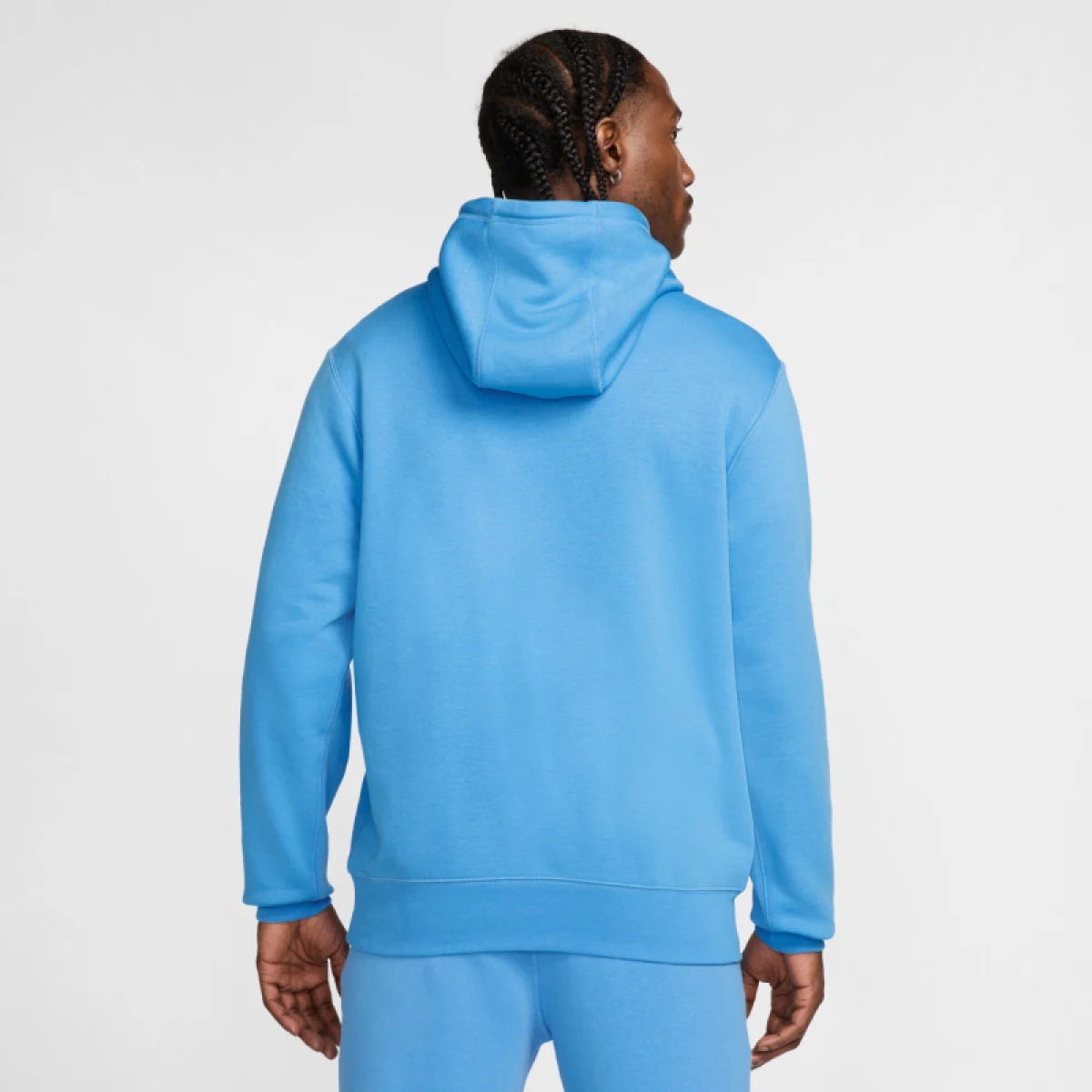Pánska zateplená tréningová mikina s kapucňou NIKE M NK CLUB BB HDY FUTURA BLOCK-412 UNIVERSITY BLUE · záber 2