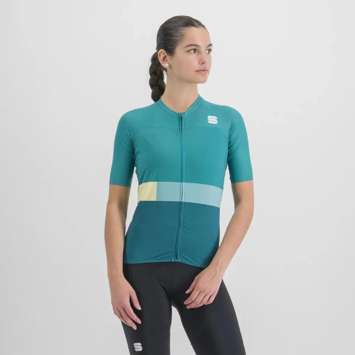 Dámsky cyklistický dres s krátkym rukávom SPORTFUL Snap w jrs, shade spruce light green · záber 3