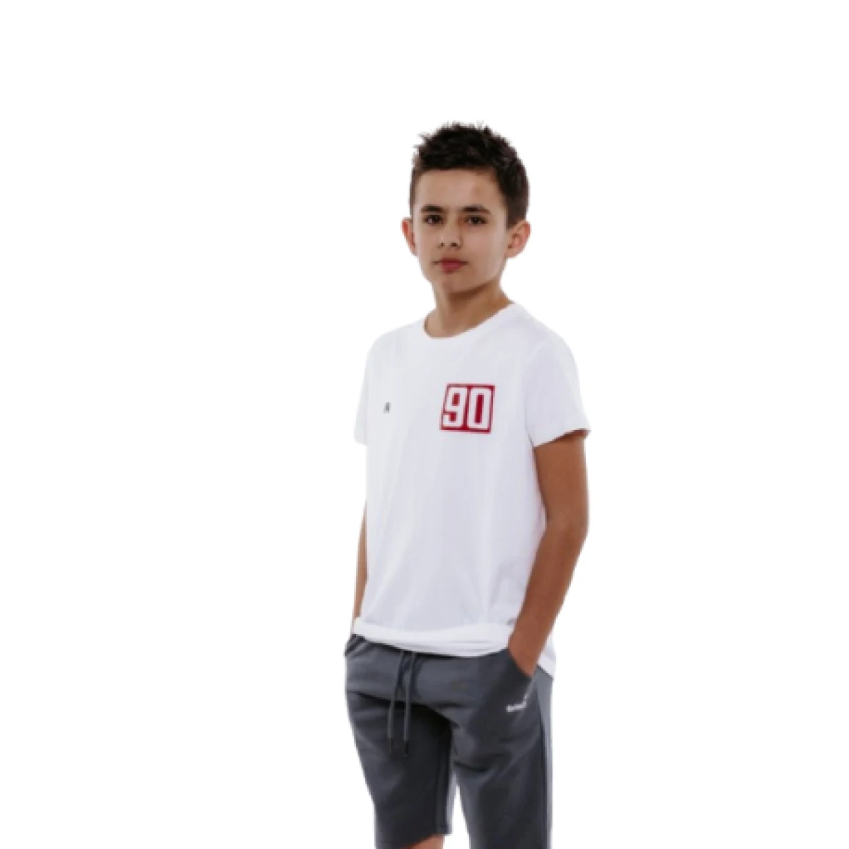 Chlapčenské tričko s krátkym rukávom AUTHORITY T-JERSEY B white · záber 1