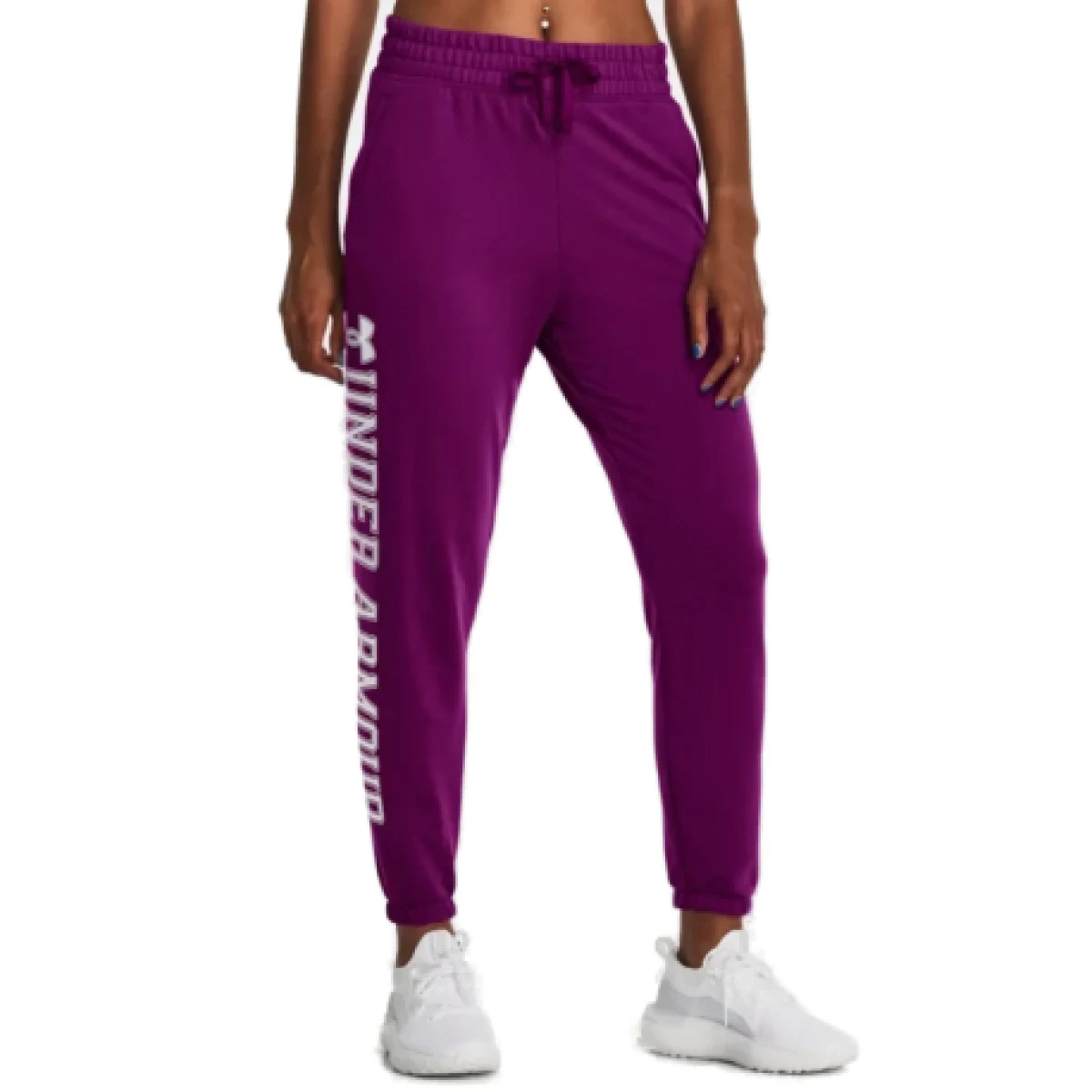 Dámske tepláky UNDER ARMOUR UA Rival Terry Graphic Jogr-PPL · záber 1