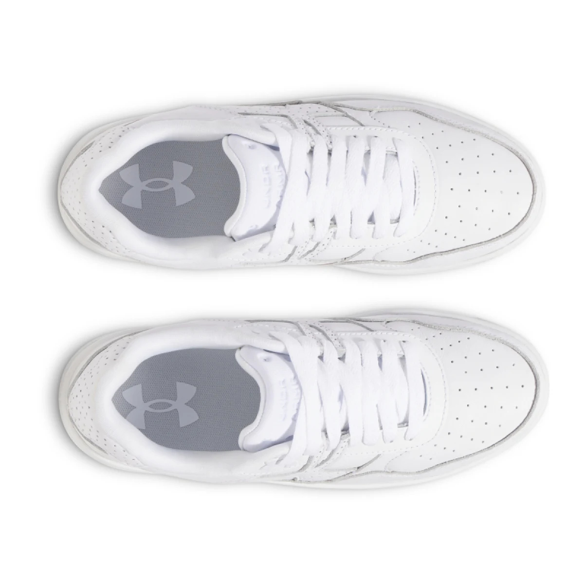 Dámska rekreačná obuv UNDER ARMOUR UA W Court 96 white white white · záber 4