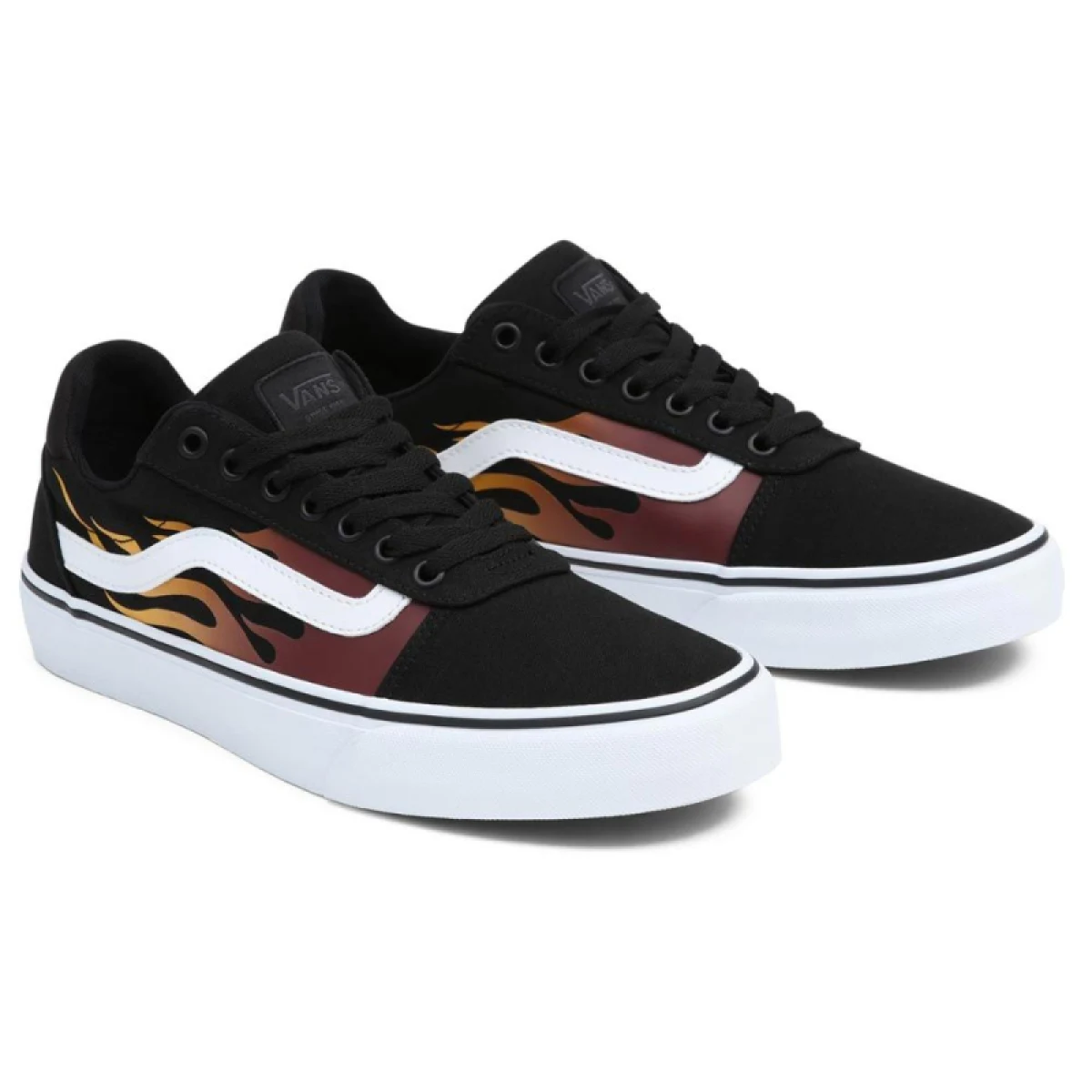 Pánska rekreačná obuv VANS MN Ward Deluxe faded flame black white · záber 5
