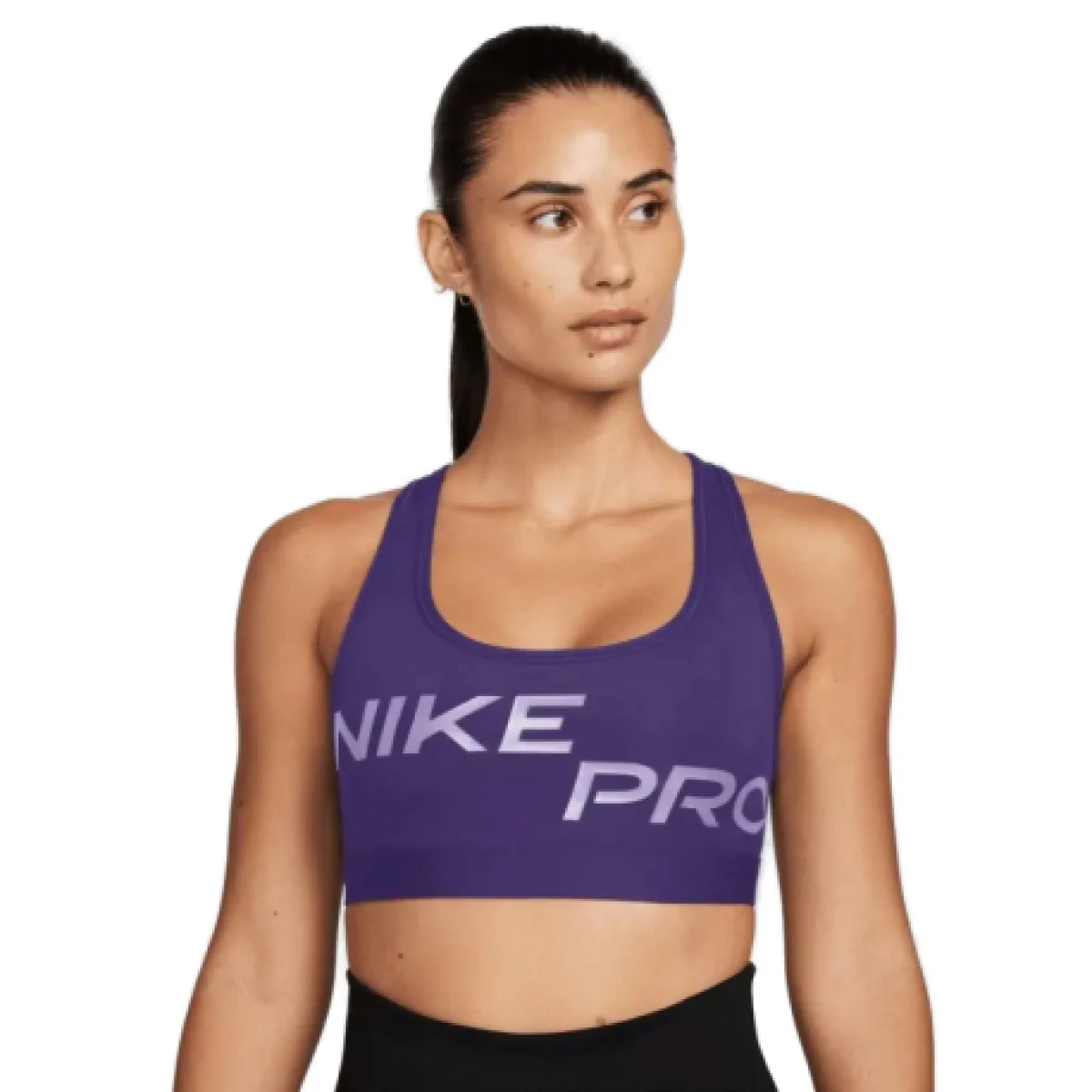 Dámska tréningová športová podprsenka NIKE PRO W DF SWSH LGT SPT GRX BRA-FN2749-547-violet · záber 1