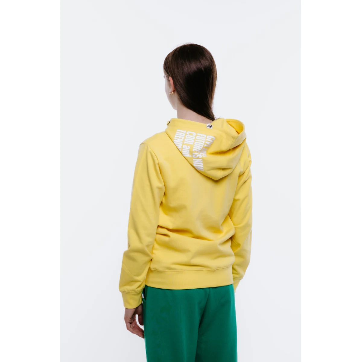 Dievčenská mikina so zipsom AUTHORITY H-TEEN ZIP G yellow · záber 3