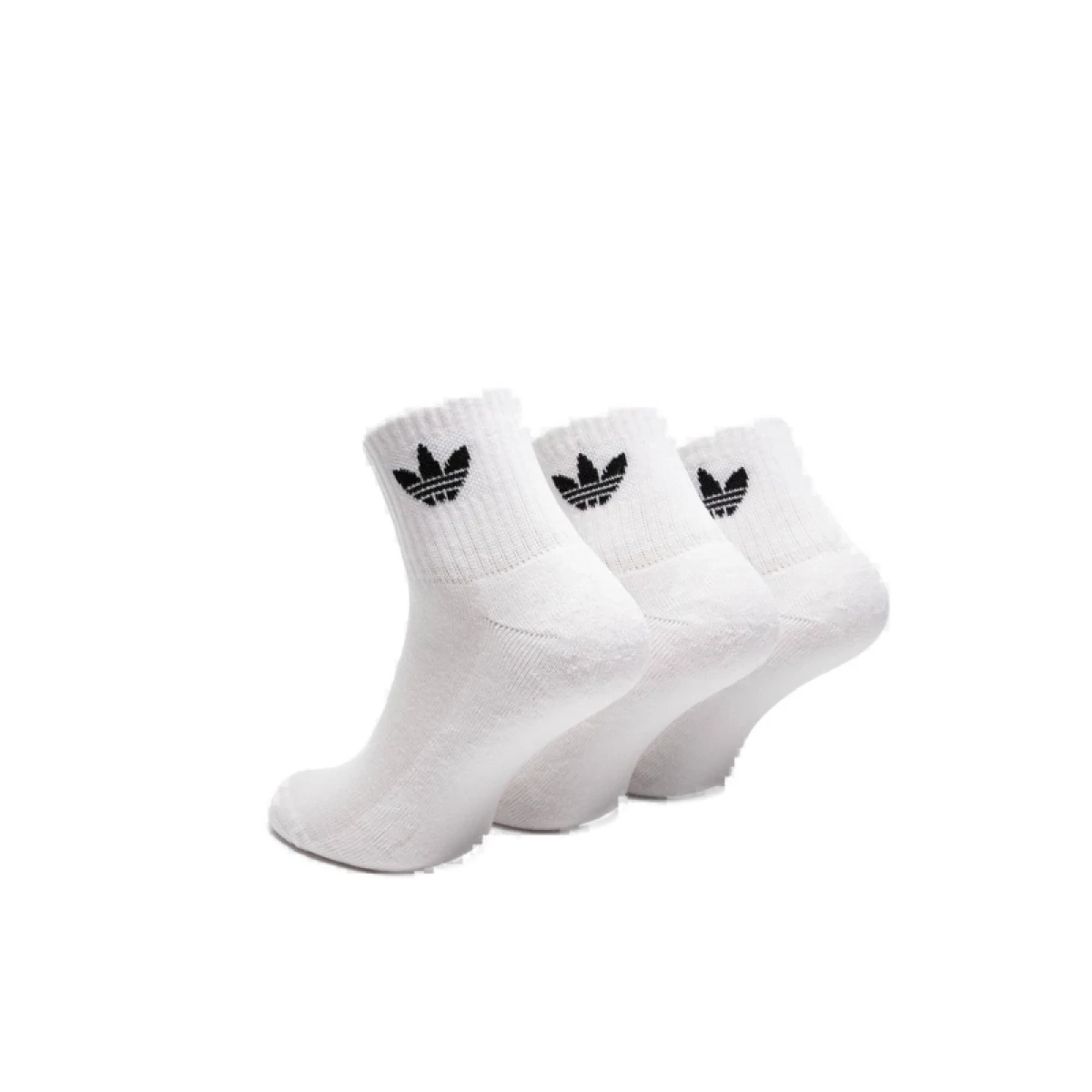 Ponožky ADIDAS ORIGINALS 3 PACK - MID ANKLE SCK-WHIT · záber 2