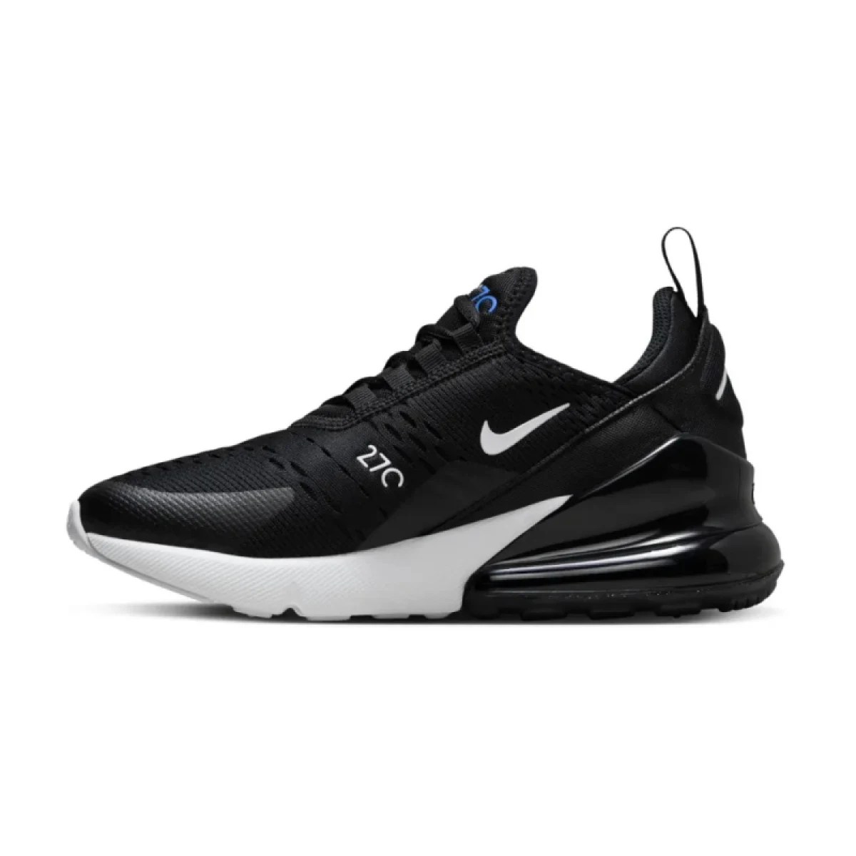 Juniorská rekreačná obuv NIKE Air Max 270 Jr black white white · záber 2