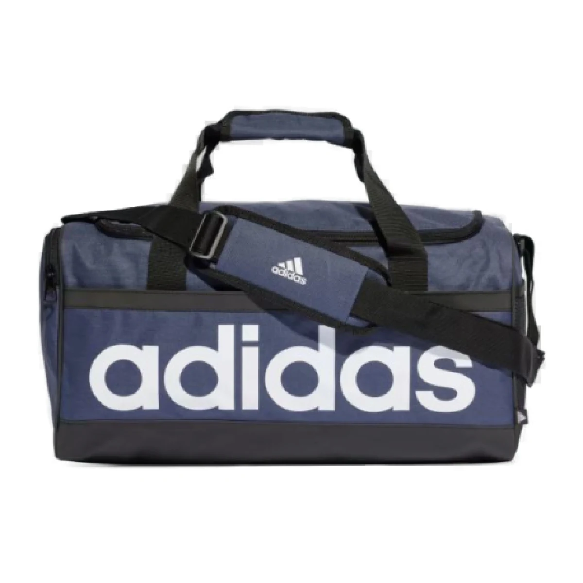 Cestovná taška ADIDAS LINEAR DUFFEL S SHANAV BLACK WHITE · záber 1