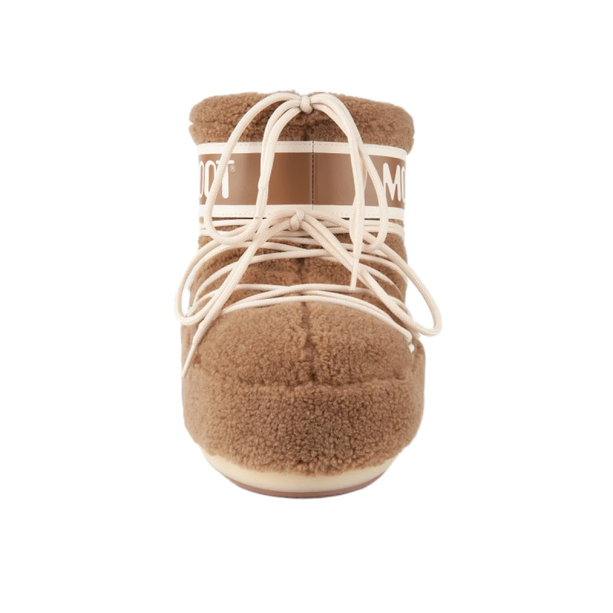Nízke zimné topánky MOON BOOT MB ICON LOW FLEECE-M047 CAMEL · záber 2