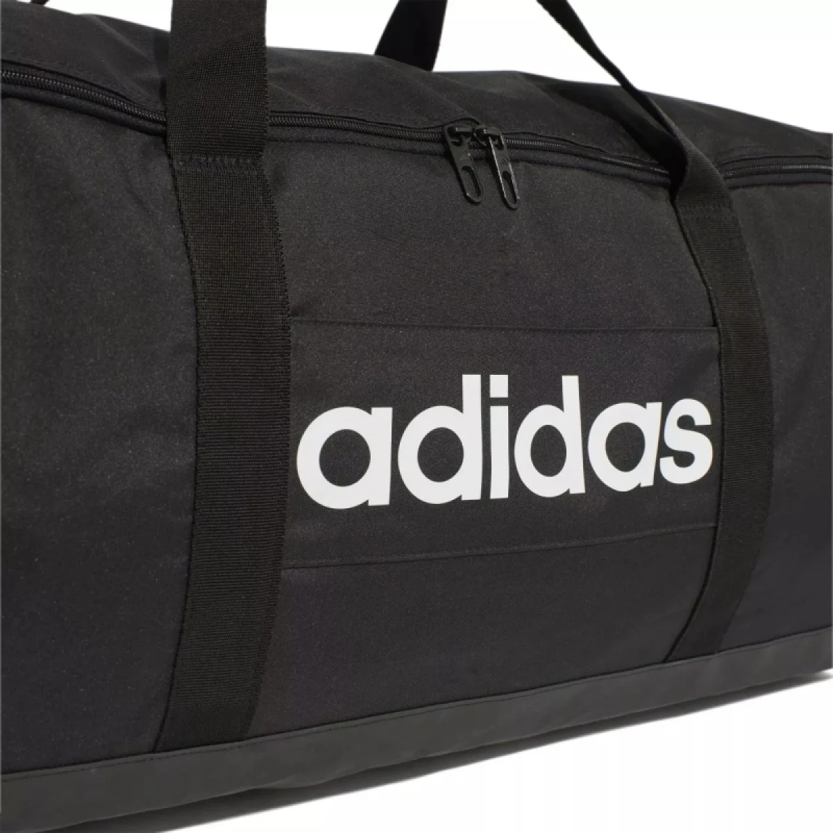 Cestovná taška ADIDAS LINEAR DUFFEL L BLACK BLACK WHITE · záber 4