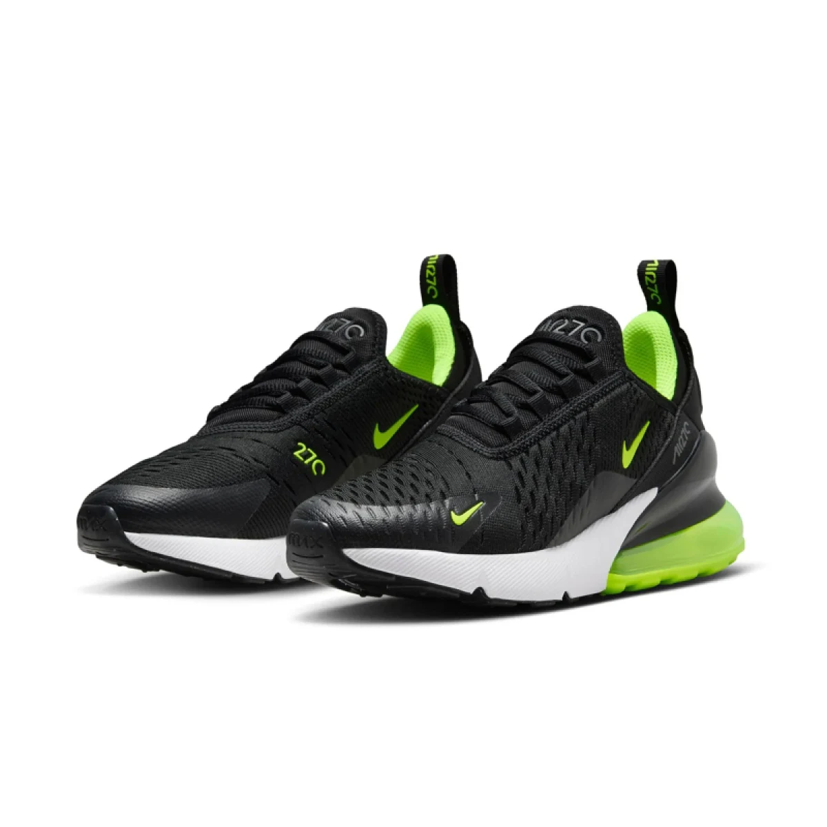 Chlapčenská rekreačná obuv NIKE Air Max 270 black lightning white volt · záber 3