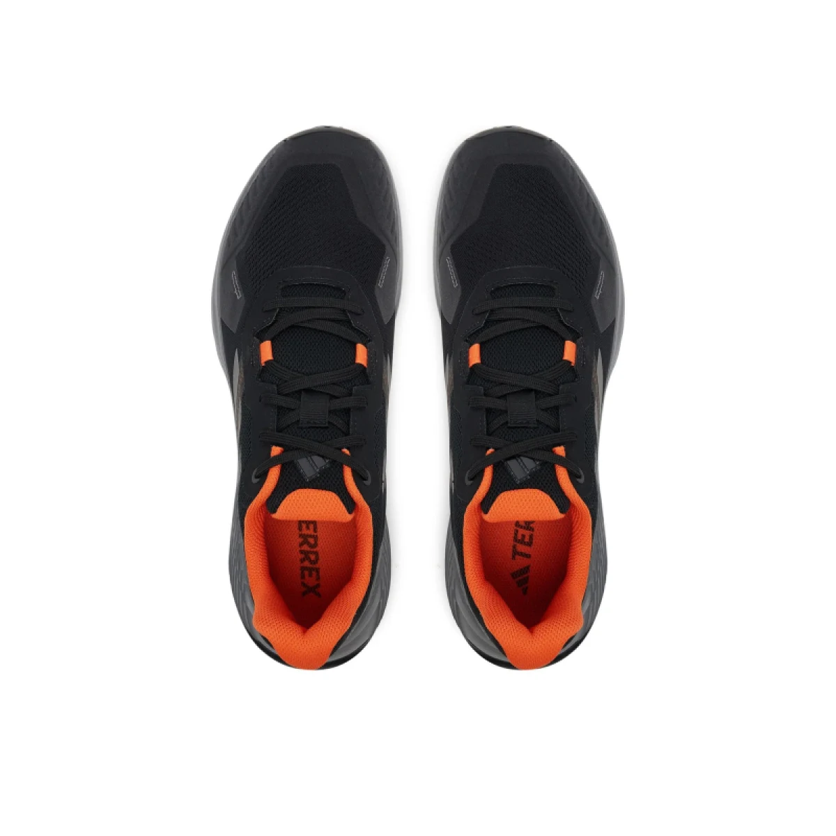 Pánska bežecká trailová obuv ADIDAS Terrex Soulstride M core black grey four semi impact orange · záber 3