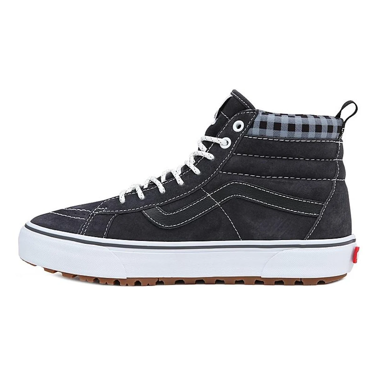 Pánska vychádzková obuv VANS UA SK8-HI MTE-1 plaid grey white · záber 2
