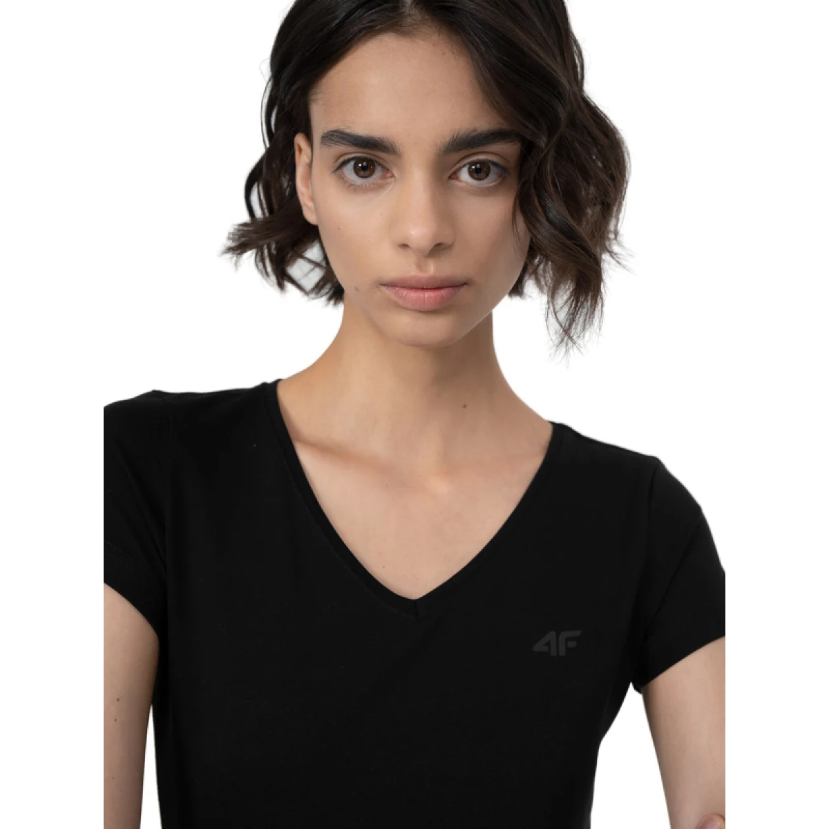 Dámske tričko s krátkym rukávom 4F TSHIRT F730-20S-DEEP BLACK · záber 4