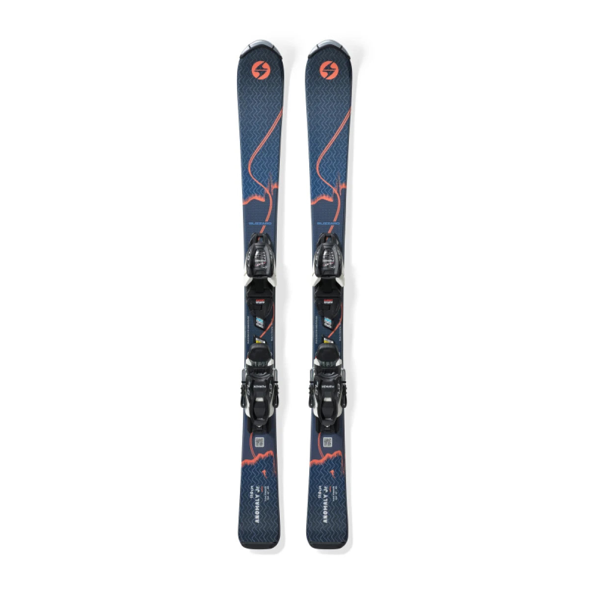 Juniorské lyže na zjazdovku - on piste s viazaním BLIZZARD Anomaly JR + FDT JR 7, blue orange · záber 2