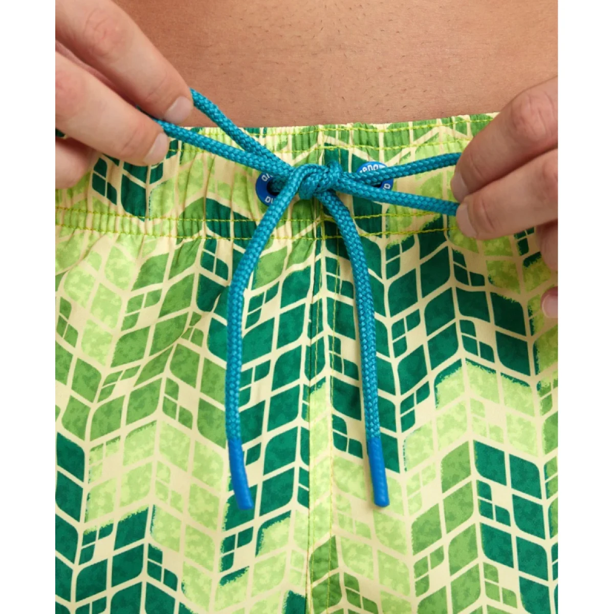 Pánske plavky ARENA MENS BEACH BOXER ALLOVER-610-soft green multi · záber 4