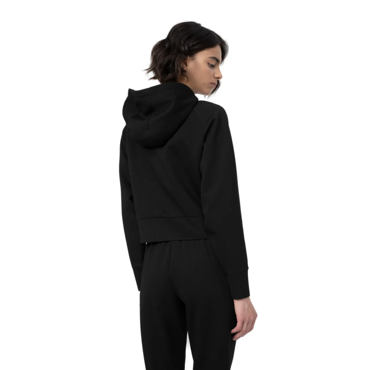 Dámska mikina so zipsom 4F SWEATSHIRT F536-20S-DEEP BLACK · záber 2