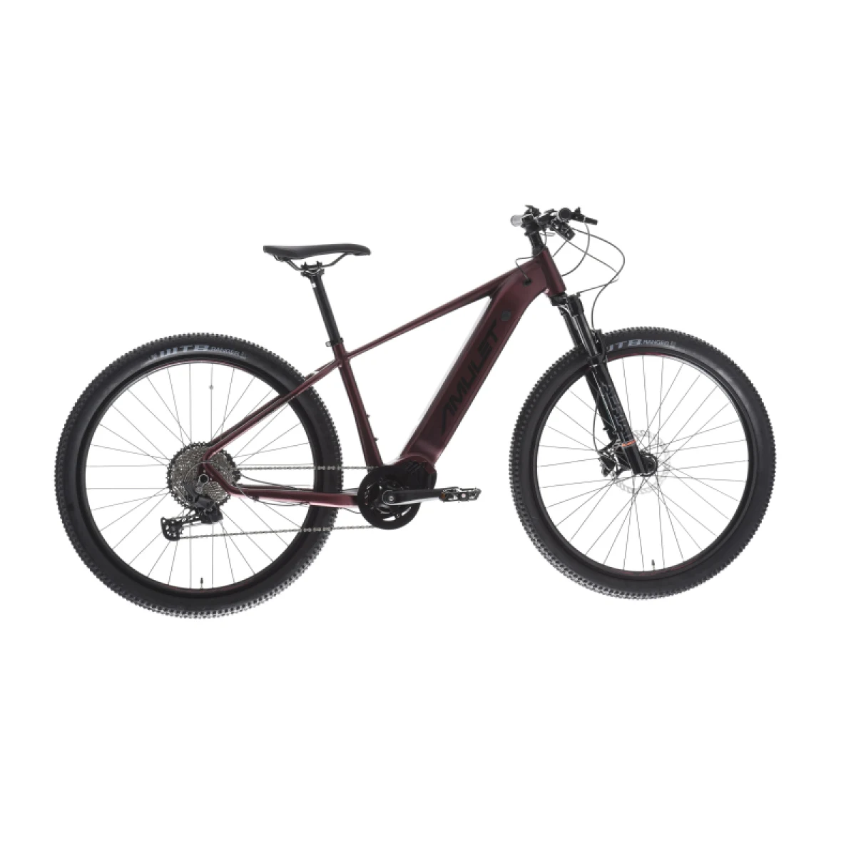 Dámsky horský elektrobicykel AMULET (II. Quality) 29 eRival 5.5 SH, orient red black · záber 2