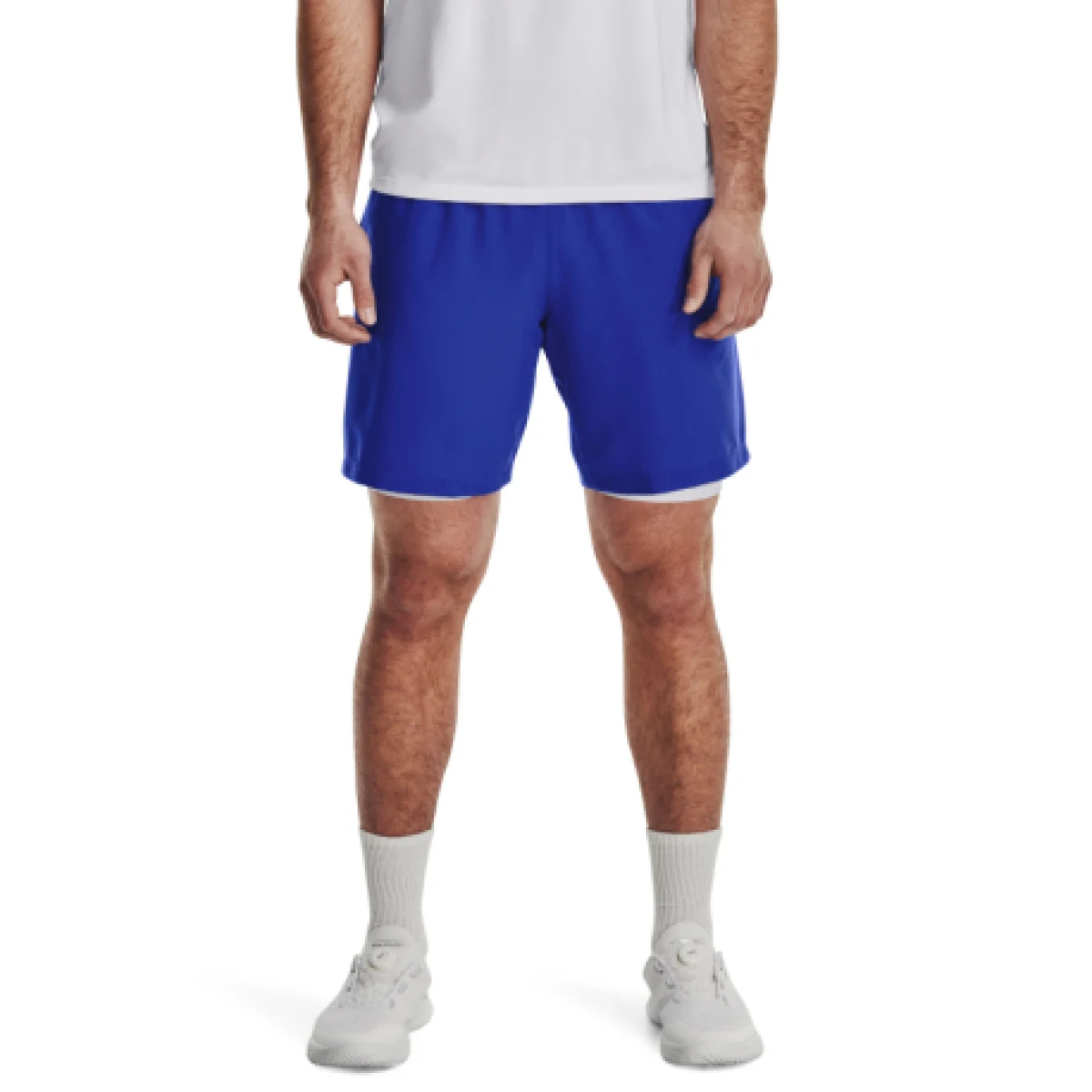 Pánske tréningové kraťasy UNDER ARMOUR UA Woven Graphic Shorts-1370388-401 BLU · záber 1