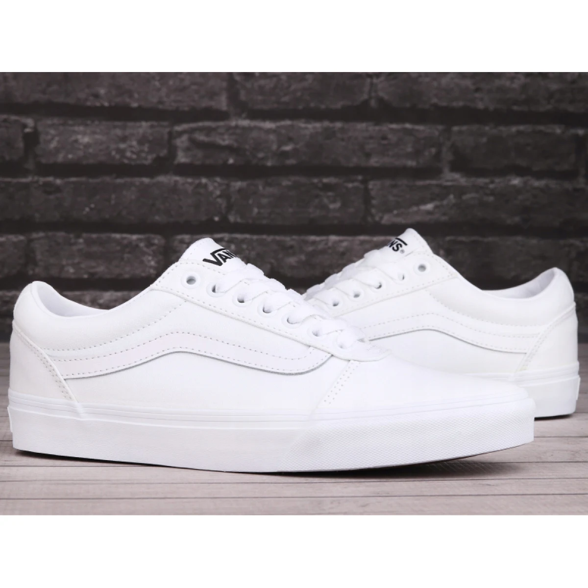 Pánska rekreačná obuv VANS MN Ward (Canvas) white white · záber 5
