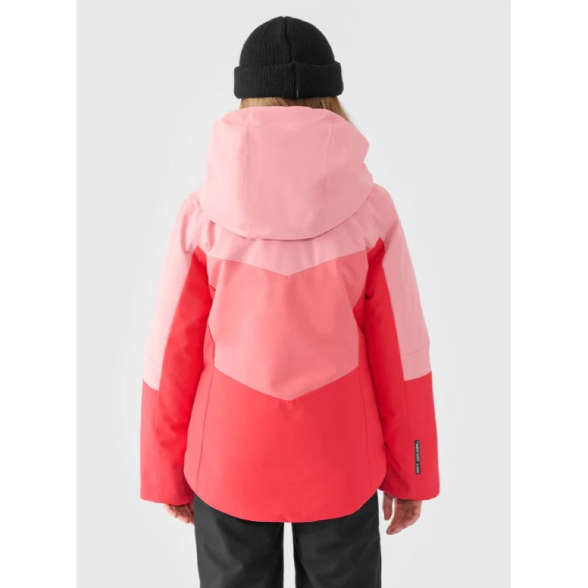 Dievčenská lyžiarska bunda 4F JUNIOR TECHNICAL JACKET-JWAW24TTJAF545-62S-RED · záber 3
