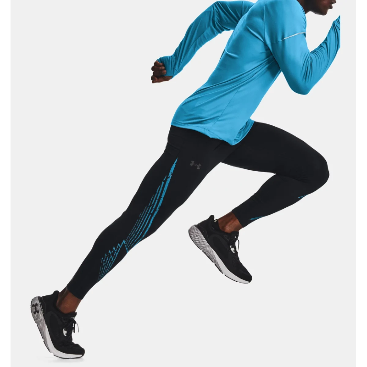 Pánske kompresné legíny UNDER ARMOUR UA FLY FAST 3.0 COLD TIGHT-BLK-1373440-001 · záber 4
