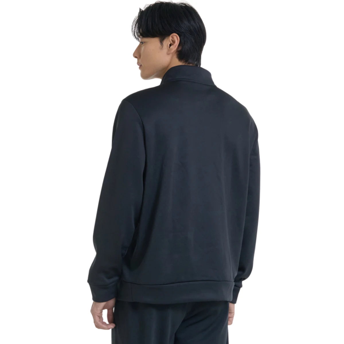 Pánska zateplená tréningová mikina s 1 2 zipsom UNDER ARMOUR UA Armour Fleece 1 4 Zip-BLK · záber 3