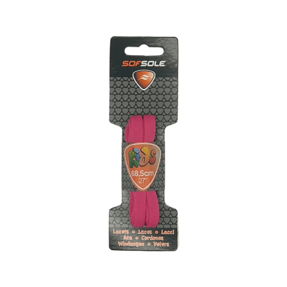 Šnúrky do topánok SOFSOLE Kids pink · záber 1