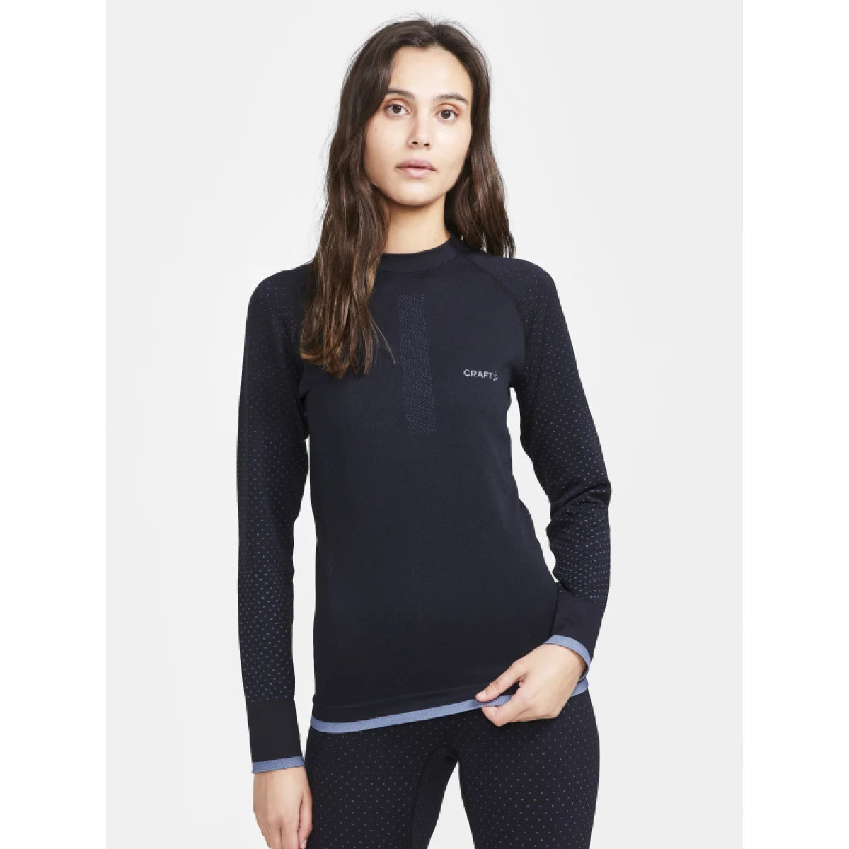 Dámske termo tričko s dlhým rukávom CRAFT ADV WARM INTENSITY LS W-999000-Black · záber 2
