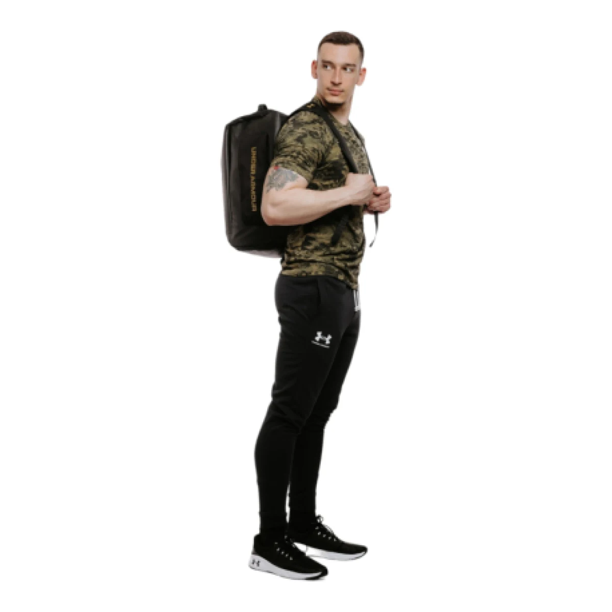 Pánske tričko s krátkym rukávom UNDER ARMOUR UA ABC CAMO SS-BLK · záber 1
