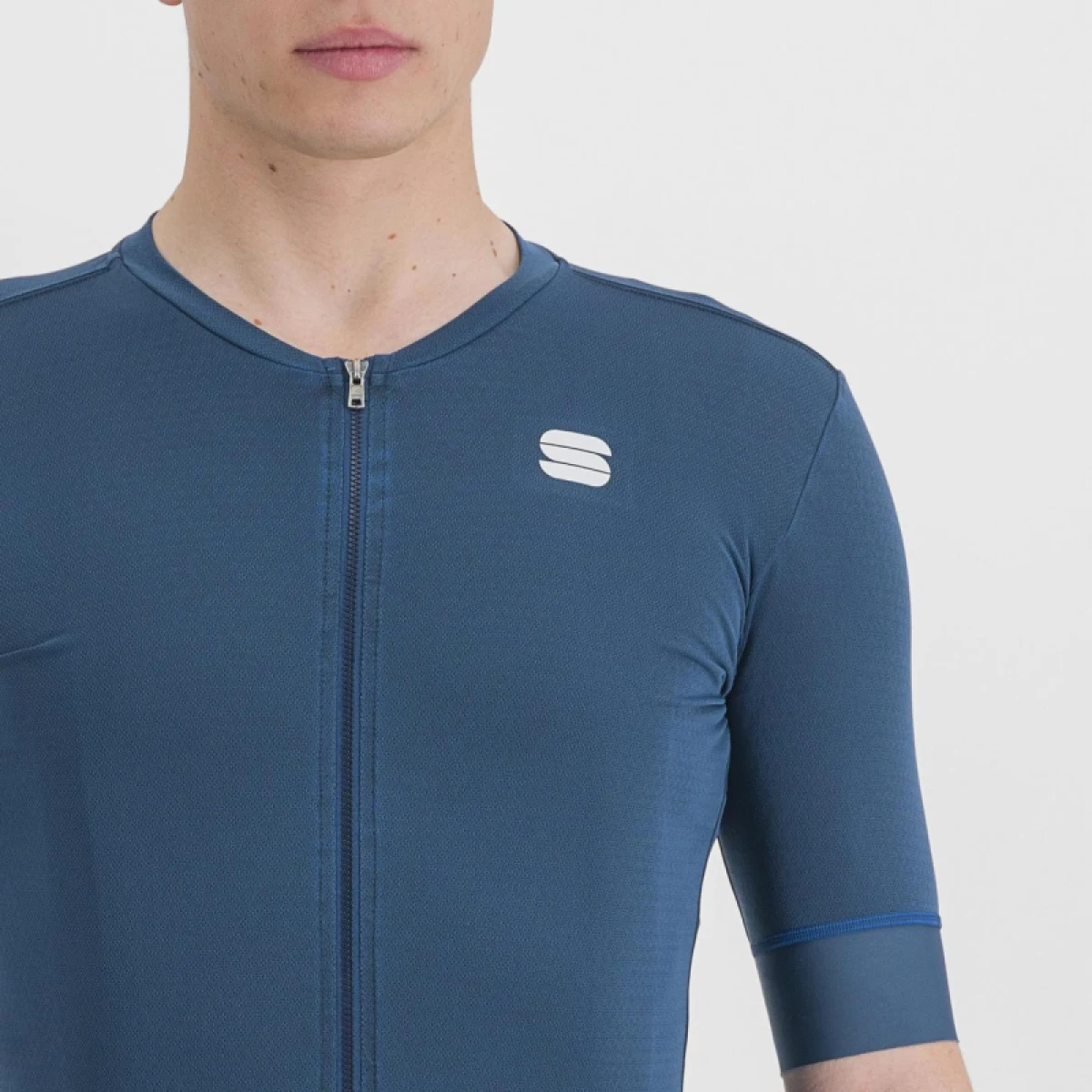 Pánsky cyklistický dres s krátkym rukávom SPORTFUL Monocrom jersey, blue sea · záber 4
