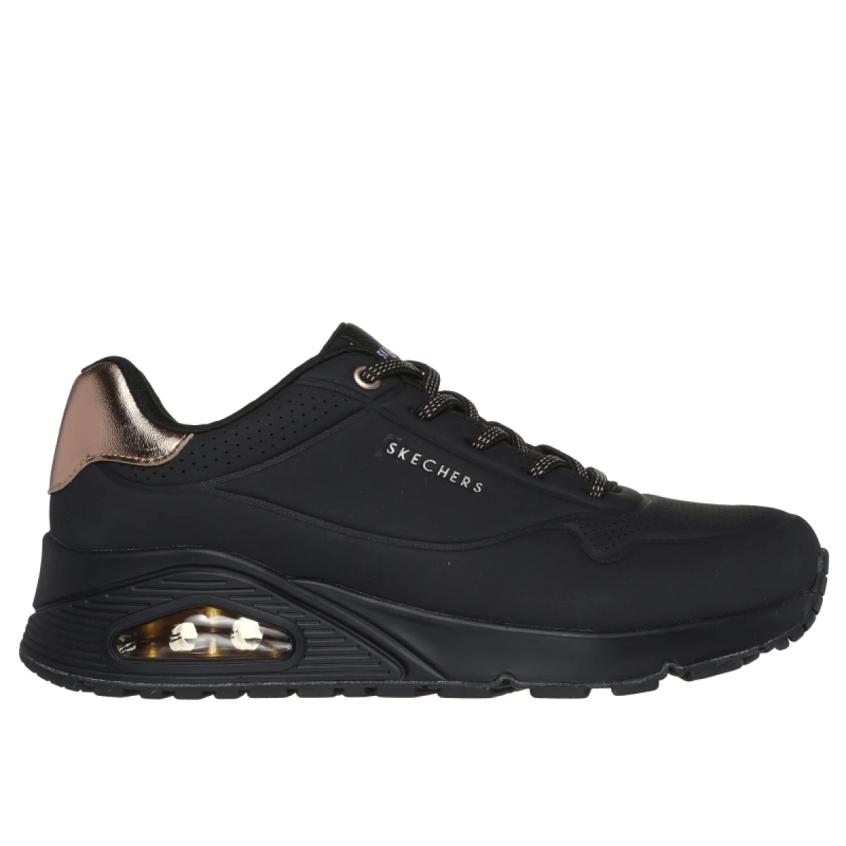 Dámska rekreačná obuv SKECHERS Uno Shimmer Away W black · záber 2