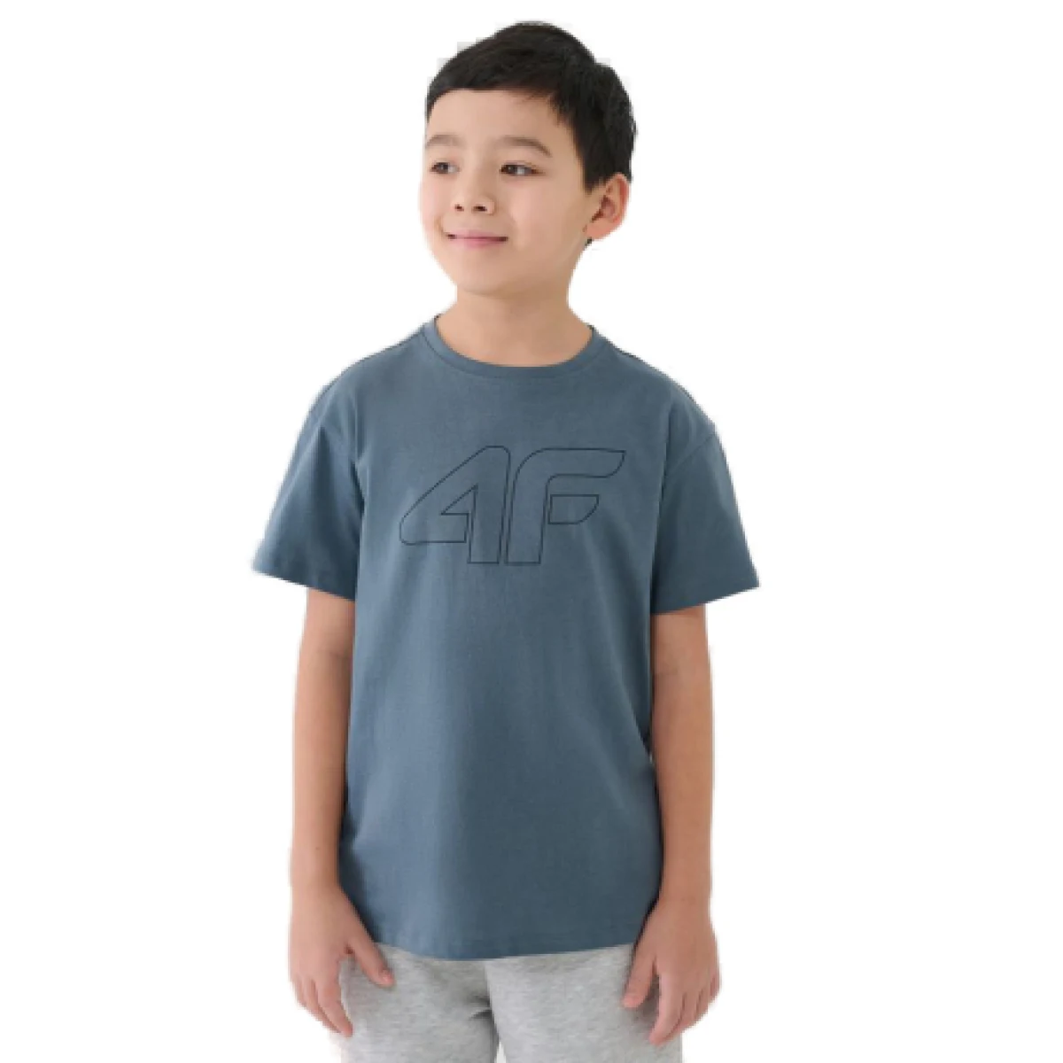 Chlapčenské tričko s krátkym rukávom 4F JUNIOR TSHIRT M2325-46S-TEAL · záber 1