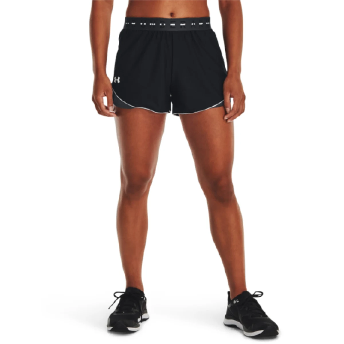 Dámske tréningové kraťasy UNDER ARMOUR UA Play Up CB Short -BLK · záber 1