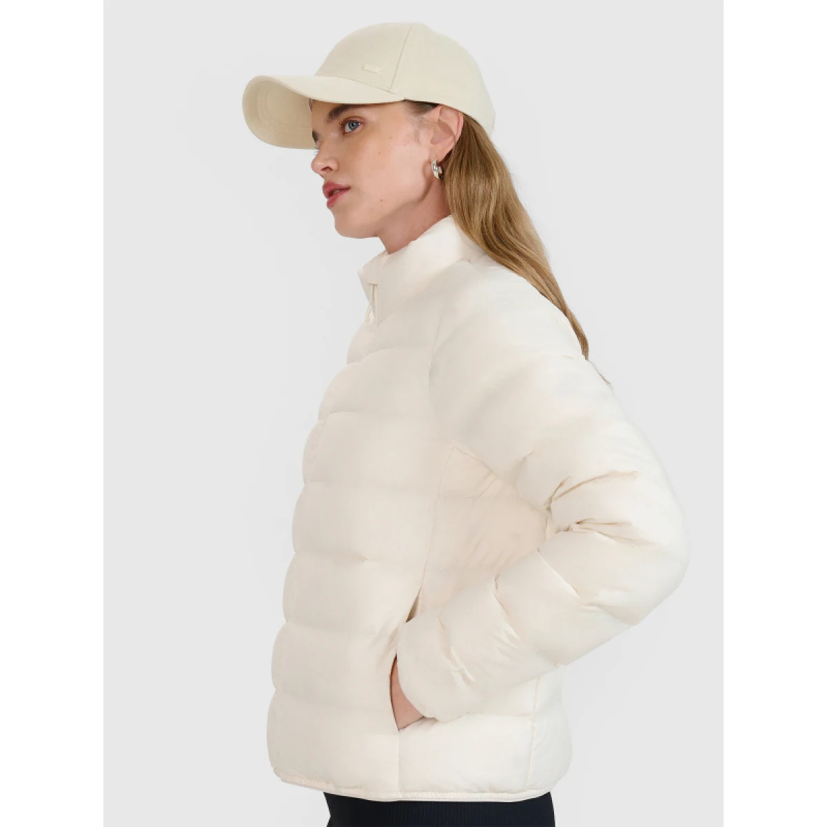 Dámska bunda 4F DOWN JACKET-WSS25TDJAF536-11S-OFF WHITE · záber 4
