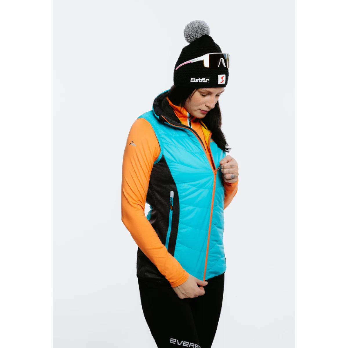 Dámska vesta na skialp EVERETT SkiToura PRIMALOFT vest W blue · záber 5